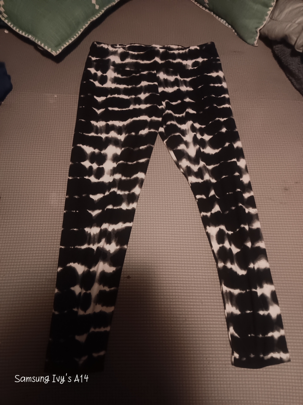 No Boundaries Black & White Tie-Dye Leggings